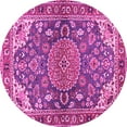 thumbnail image 1 of Ahgly Company Indoor Round Persian Pink Traditional Area Rugs, 6' Round, 1 of 4