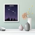 thumbnail image 2 of Designs ByLITA Aries Zodiac Sign Night Sky, 11 x 14 Wall Print Inspirational (Unframed) | Home and Office Decor | Astrology Star Sign Bedroom Decoration | Perfect Gift, 2 of 4
