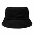 thumbnail image 6 of DALIX Solid 100% Cotton Unisex Outdoor Summer Bucket Hat in Black Large, 6 of 6