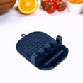 thumbnail image 4 of Oleegame 2PC Spoon And Lid Rest Creative Kitchen Spatula Rack Multifunctional Soup Spoon Storage Rack Plastic Pot Cover Storage Rack Green, 4 of 6