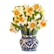 thumbnail image 3 of Tarjeta postal con ramo de papel 3D para el día de la madre con saludo de flores emergentes (Narciso), 3 of 5