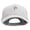 White, variant on Goat Animal Embroidered Low Profile Structured Cap - Khaki OSFM