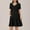 Black, variant on Summer Women Maternity Breastfeeding Dress Pregnant Women V-Neck Short Sleeve Button Pleated Dresses Ladies Casual Solid Color Comfortable Nursing Dresses