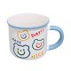thumbnail image 3 of Taza de cerámica para café, taza de té con asa, vajilla de cocina, adorable taza de agua reutilizable, Taza de leche para Latte, leche, bebida y agua Azul, 3 of 9