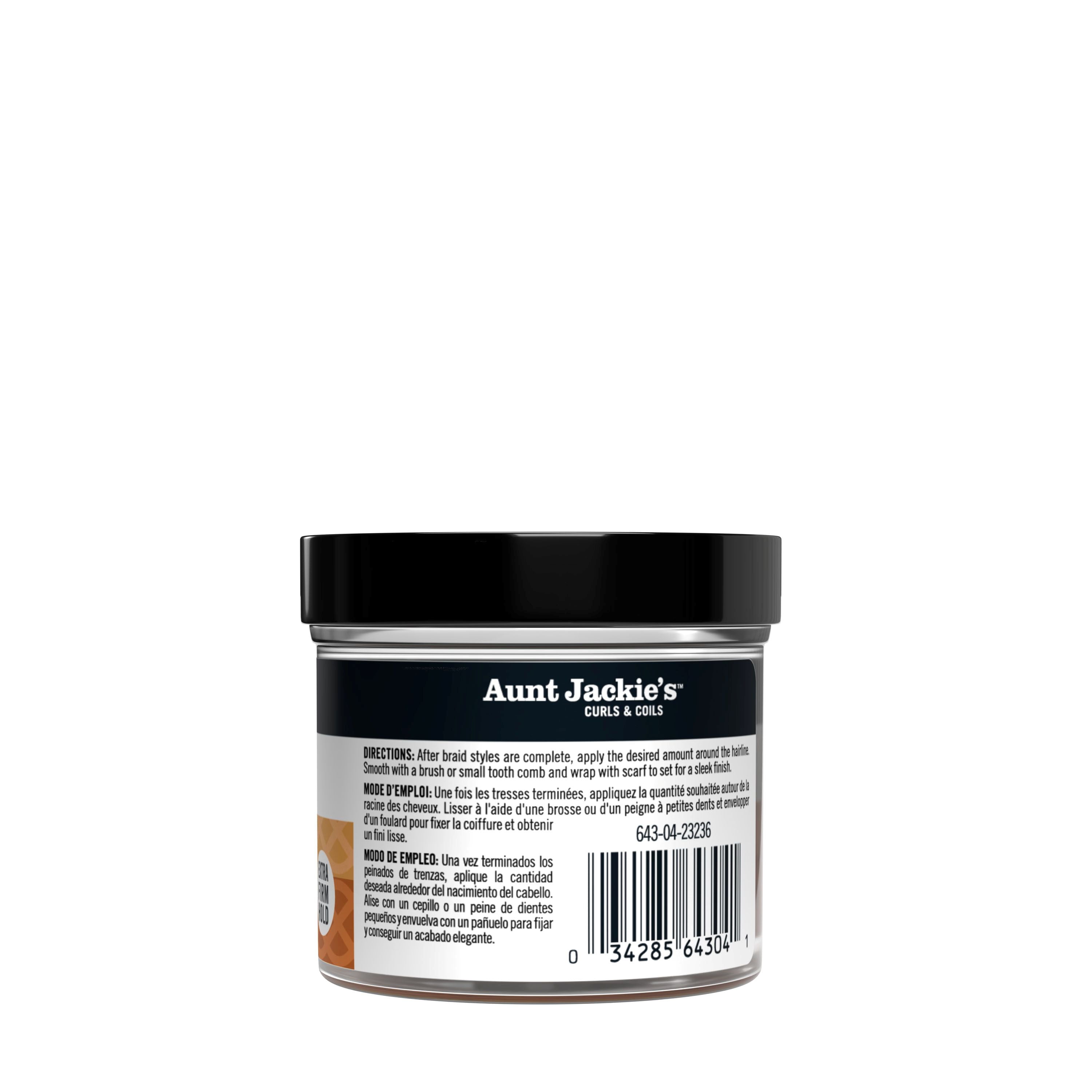 Aunt Jackie's Styling Gel Mit Traubenkernöl – 114 G, Für Lockiges Haar & Coils, Flexibler Halt