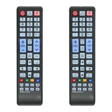 2-Pack BN59-01267A Remote Control Replacement - Compatible with Samsung UN50NU6900FXZA TV