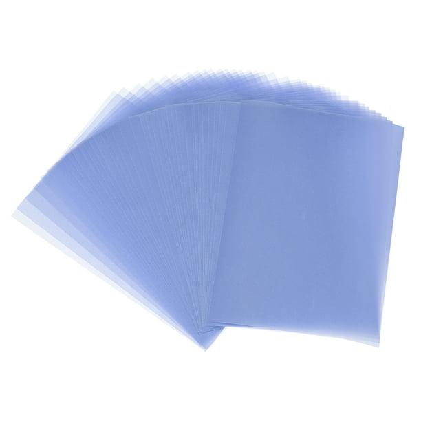 60 Hojas de Papel Vellum 4x6, Papel Vellum Imprimible Translúcido 100GSM para Imprimir Invitaciones, Azul Marino