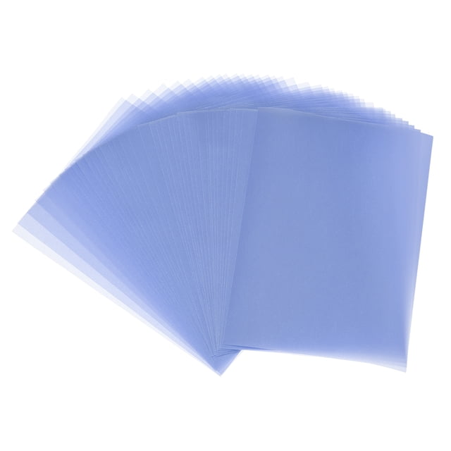 60 Hojas de Papel Vellum 4x6, Papel Vellum Imprimible Translúcido 100GSM para Imprimir Invitaciones, Azul Marino