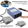thumbnail image 4 of Battery Spot Welder Kit Mini Handheld Spot Welding Machine for 18650 Battery Portable Adjustable Spot Welder with Foot Pedal Rechargeable Spot Welding Machine Pen, 4 of 9