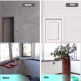 thumbnail image 3 of Gwong Decoración hogareña 1 hoja de espuma PE 3D DIY Pegatina de pared Retro grabado en relieve Decoración de la habitación Gwong 8117116, 3 of 7