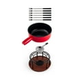 thumbnail image 4 of Swissmar Ticino 9 Piece Cast Iron Fondue 9 Piece Set 2 Quart Red, 4 of 8