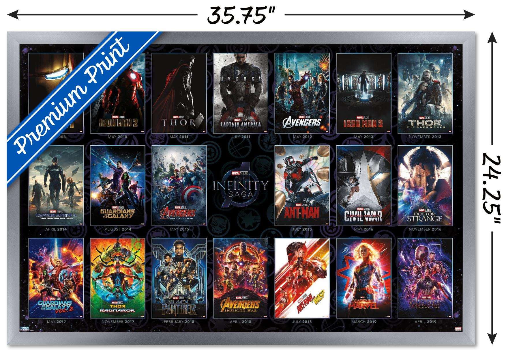 Marvel Avengers: The Infinity Saga - One Sheet Grid Wall Poster