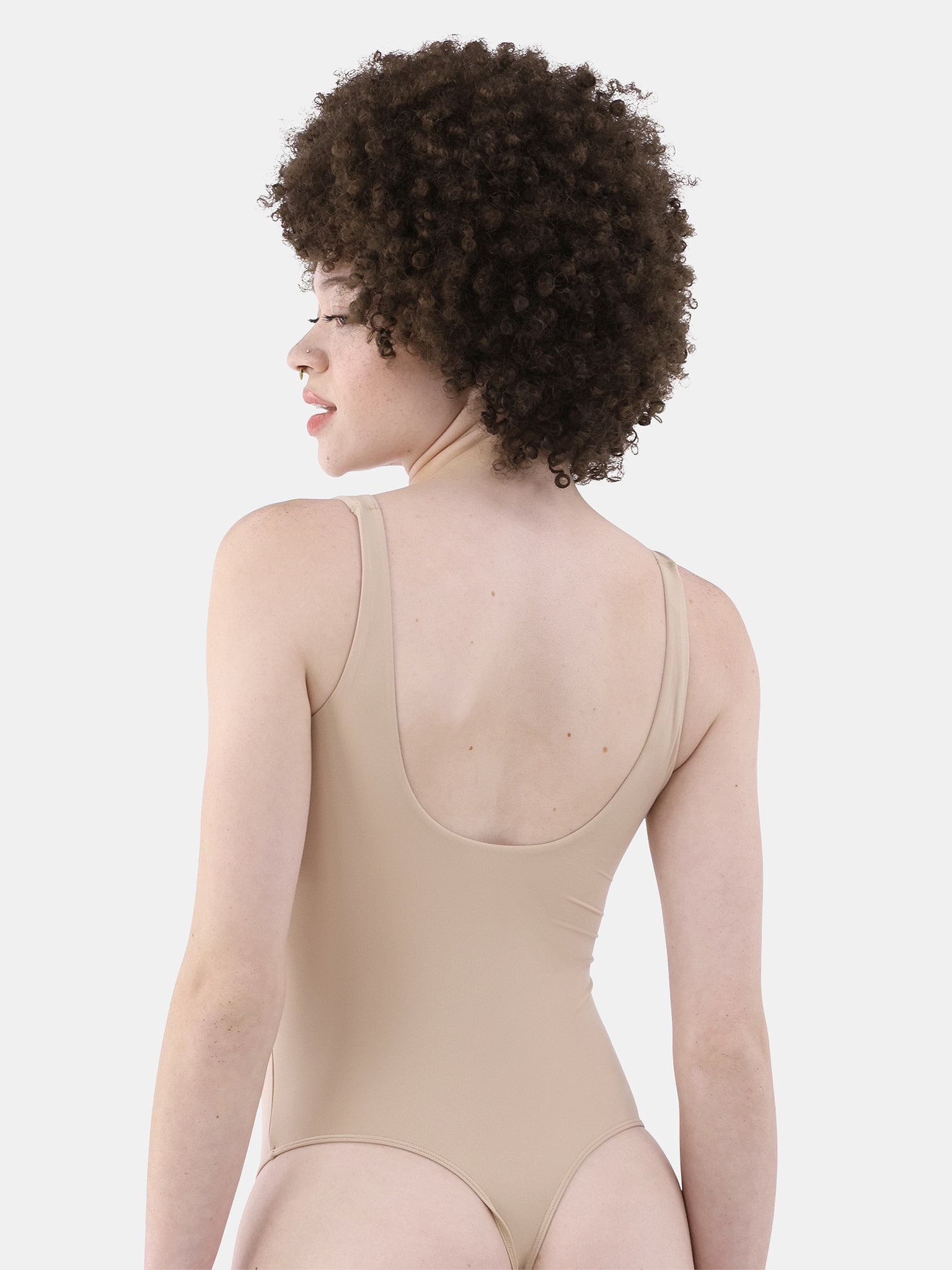 No Boundaries Women's Scoop Neck Tank Top Bodysuit, Women’s Sizes XS-3XL