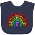 thumbnail image 3 of Inktastic Rainbow Pi for Pi Day Boys or Girls Baby Bib, 3 of 4