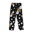 thumbnail image 5 of Fotbe Men'S Honey Bees At Nightclassic Pajama Pants With Elastic Waist And Drawstring Pockets，Pajama Pants Mens Lounge Pants Super Soft, 5 of 9