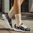 thumbnail image 3 of COEQINE Colorful Butterfly Women Tennis Shoes Fashion Butterfly Girls Sneakers Work Shoes Lightweight Mens Athletic Sneakers Footwear for Travel Outdoor, 3 of 7