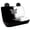 Black White Butterfly, variant on Chririnla Cartoon Sloth, Non-Slip Bench Cushion Seat Protectors Set of 2, Soft Breathable Full Wrap Rear Back Seat Covers for Auto Car Interior