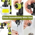 thumbnail image 3 of Cordless Paint Sprayer for Ryobi Li-Ion Battery Handheld Paint Spray, 3 of 5