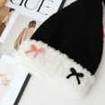 thumbnail image 2 of Christmas Hat Santa Hat Xmas Holiday Hat for Adults Unisex Thicken Santa Hats for Christmas New Year Party, 2 of 3