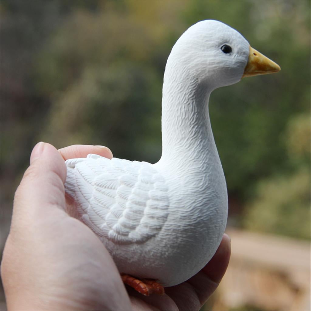 Rvaymup 3D Gooses Animal Silicone Candle Molds for Candle Cement Clay Silicone Molds