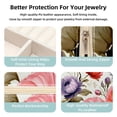 thumbnail image 3 of Shivering Square Travel Jewelry Box Earring Necklace Bracelet Holder Organizer Stand Display Case Decorative Storage Box, 3 of 6