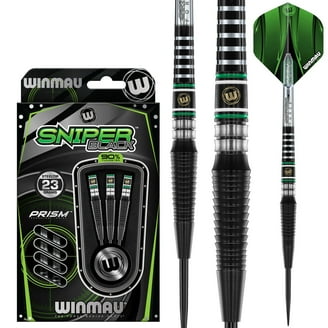 bottelsen gt black steal 90% tungsten soft tip dart, 18 gram