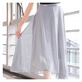 thumbnail image 4 of Long Wrap Ballet Skirt Women Chiffon Ballet Dress 2 Layers Skirts Ladies Girls Two Layers Double Color Dance Wrap, 4 of 7