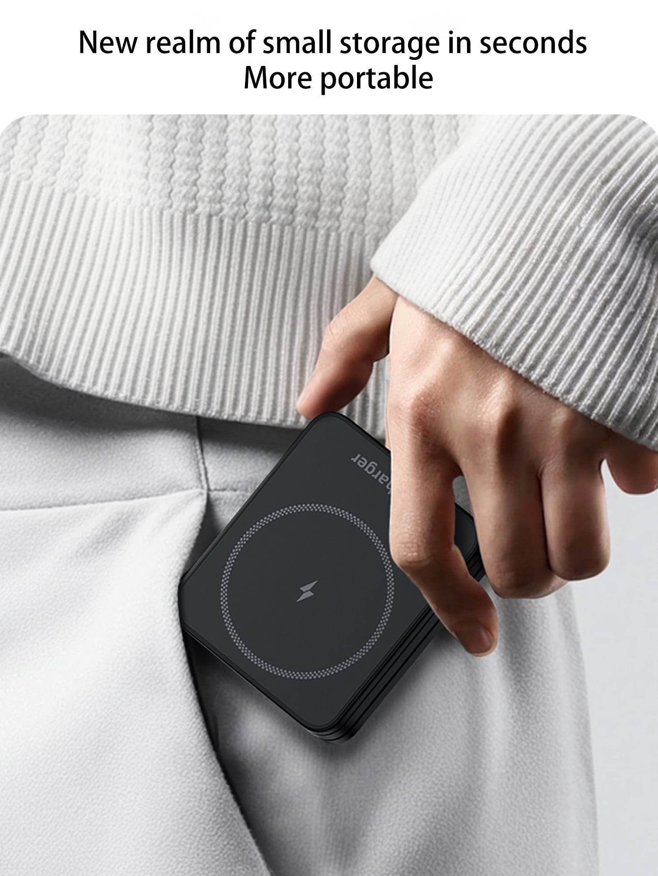 AKKHOO 3-in-1 15W Magnetic Portable Wireless Charger Power Bank for iPhone, Apple Watch and AirPods – Fast Charging On the Go