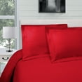 thumbnail image 2 of 300-Thread Count 100% Egyptian Cotton Lightweight Solid Duvet Cover Set Red / Full/Queen, 2 of 5