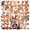 4A, variant on cartoon Fox Coffee Theme Stickers, Waterproof Fox Coffee Theme Sticker for Water Bottle Laptop Phone Cases Planner Skateboard Luggage Helmet Party Favor Decor, Ideal for Adults Teens Teacher Rewards