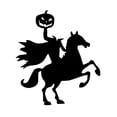 thumbnail image 1 of Etiqueta de pared de tela de fieltro de Halloween BLESIY decoración reutilizable calcomanía de Halloween Estilo D, 1 of 8