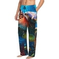 thumbnail image 6 of Rateoe Ice Blue Ocean Sea Turtle Pattern Men’s Ultra-Soft Comfy Pajama Lounge Pants Sleepwear,Comfortable Lounge Wear,lightweight Pajamas, Casual Home Wear-Large, 6 of 6