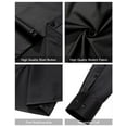 thumbnail image 2 of sogami Mens Long Sleeve Stretch Dress Shirts Wrinkle-Free Solid Button Down Shirts, 2 of 8