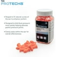 thumbnail image 2 of Flents Protechs Contoured Foam Ear Plugs, Ideal for Work with Loud Noise, Construction, Studying & Traveling, NRR 32, Orange (50 Pair), 2 of 5