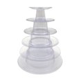 thumbnail image 1 of Ounissouiy ABS Valor por dinero Soporte para pasteles para decoraciones de cumpleaños Decoración de pasteles Soportes para pasteles Baby Shower Kits de decoración para fiestas, 1 of 6
