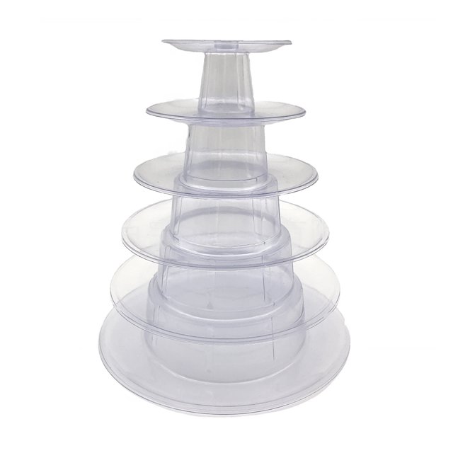 Ounissouiy ABS Valor por dinero Soporte para pasteles para decoraciones de cumpleaños Decoración de pasteles Soportes para pasteles Baby Shower Kits de decoración para fiestas
