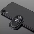 thumbnail image 1 of 360° Rotation Metal Ring Grip Holder Finger Kickstand for Magnetic Car Mount Compatible with All Smartphone, Black, 1 of 2