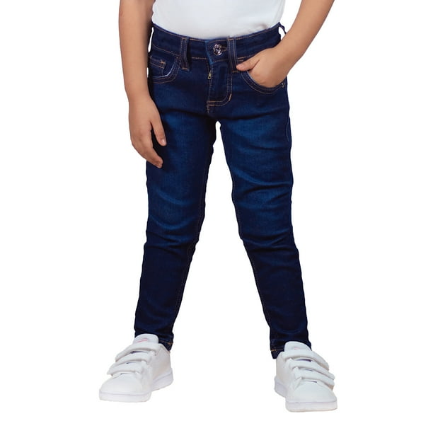 3-pack Jeans De Mezclilla Mchk Para Escolar Skinny, Azul Marino  Azul Claro MCHK 3PACK 9007