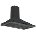 thumbnail image 2 of Ancona Hotte de Cuisinière Pyramidale Murale Convertible 36” 450 CFM en Acier Inoxydable Noir, 2 of 6
