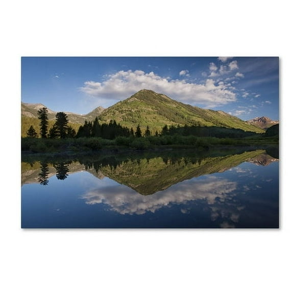 Trademark Fine Art 'Paradise Pond I' Canvas Art by Michael Blanchette Photography