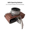 thumbnail image 2 of Z Portable Camera Protective Case Retro Style Camera Case Holder Carry Bag Bottom Opening Design with Shoulder Strap Replacement for  Z fc Camera, 2 of 6