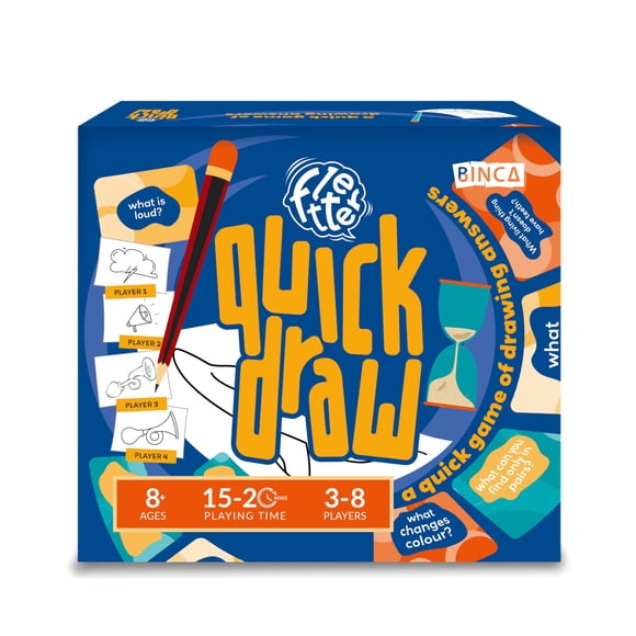Juego de mesa BINCA Fletter Quick Draw: diversión rápida de dibujo