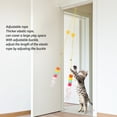 thumbnail image 3 of Hanging Cat Toy, Elastic Interactive Adjustable Buckle Self Play Hanging Cat Feather Toy  For Window, 3 of 8