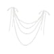thumbnail image 4 of Decoración de respaldo de silla, decoración de boda, accesorio de fotografía, decoración de banco versátil floral Blanco, 4 of 9
