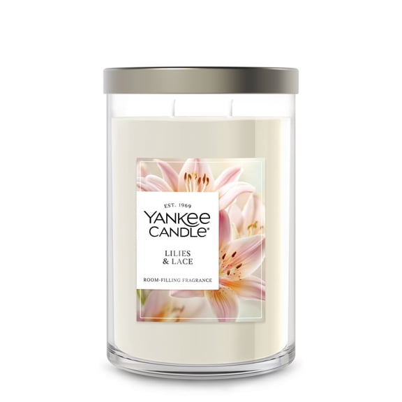Yankee Candle Lilies & Lace Large Tumbler Scented Candles, 20 oz