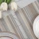 thumbnail image 2 of Set of 6 Easy Clean Placemats for Dining Table Heat Resistant Washable Woven Vinyl Table Mats Beige Green, 2 of 3