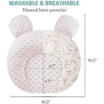 thumbnail image 2 of Soft Baby Pillows for Infants Unisex Newborn Head Shaping Infant Support Sleeping Head Pillows Love Latex Pillow, 2 of 5