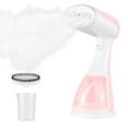 thumbnail image 1 of Vapor de la ropa Vaporizador para ropa de 1500 W 2 en 1 Eliminador de arrugas de tela y plancha para ropa Calentamiento rápido de 35 s Tanque de agua desmontable de 300 ml Vaporizador portátil de m, 1 of 8