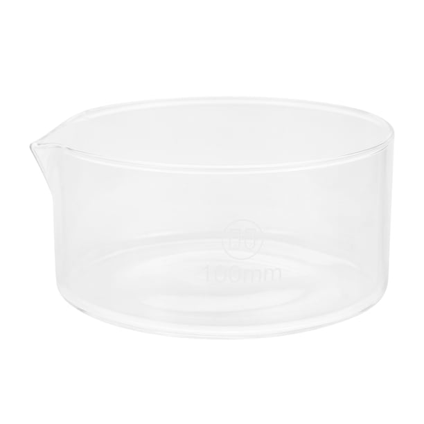 EeaseMX 1 cristalizador de vidrio con pico, equipo de laboratorio (transparente)