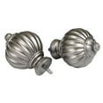 thumbnail image 5 of Utopia Alley D48P 86-120 in. Curtain Rod with Decorative Round Finials - Pewter, 5 of 10